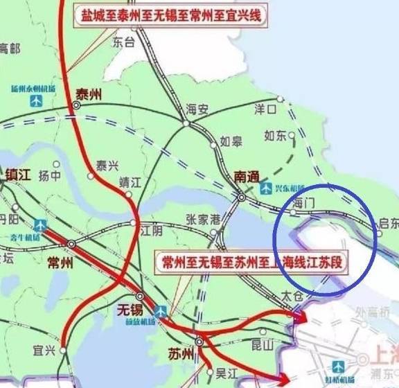 崇明高铁规划线路图图片