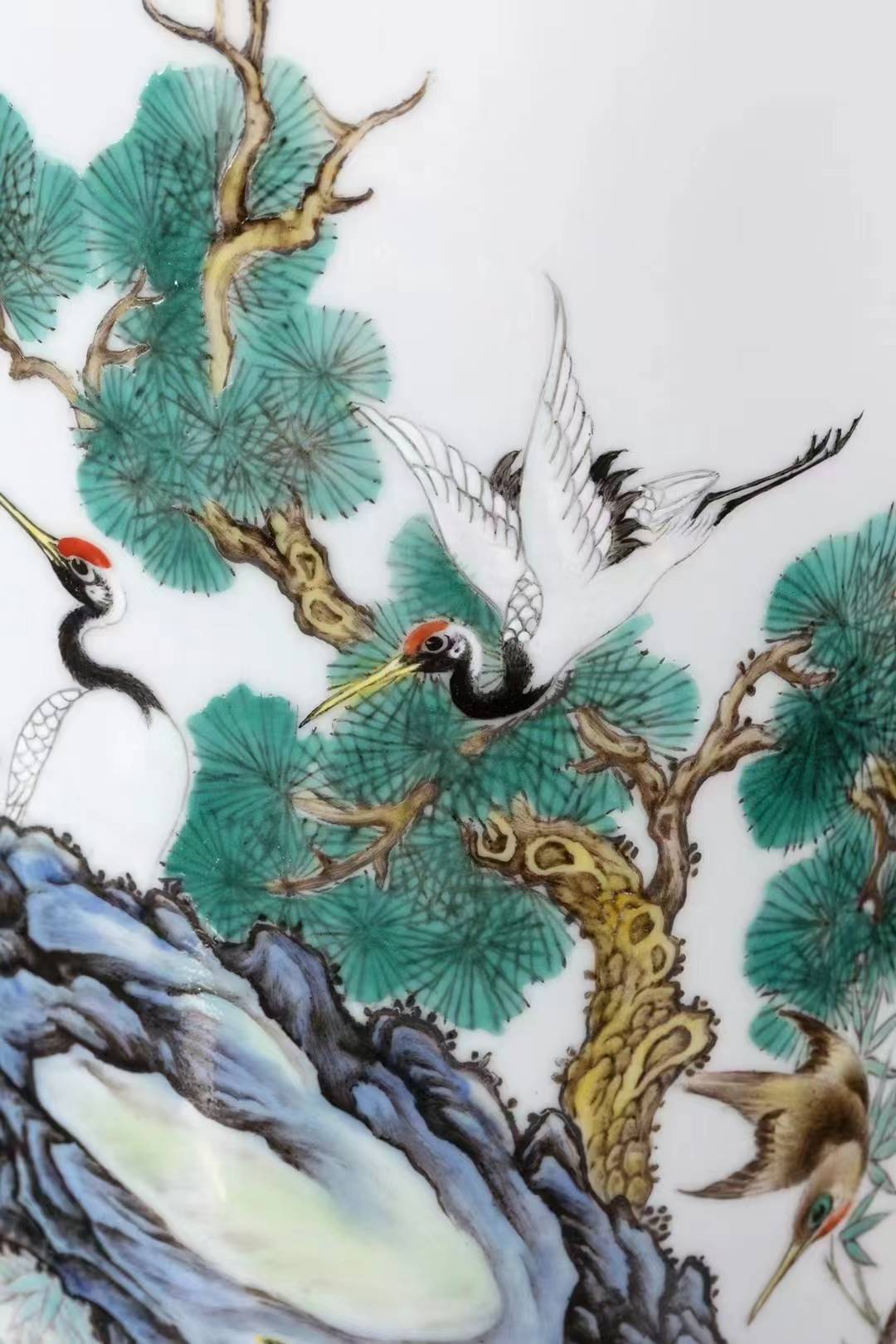 阳士琦大师陶瓷 有凤来仪百鸟朝凤转心宝尊 国博鉴定,南京工美出品