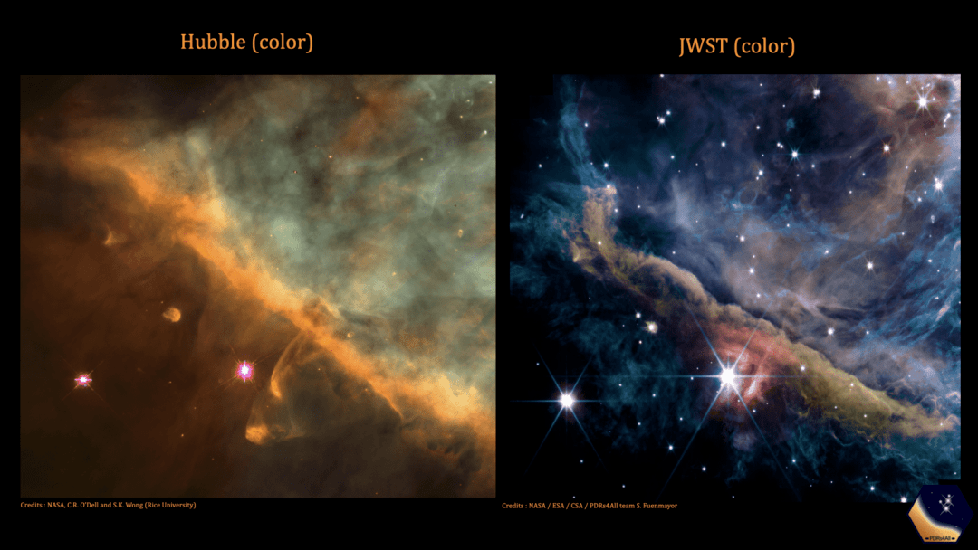 韦布望远镜展示了一个隐藏在猎户座星云的神秘新世界