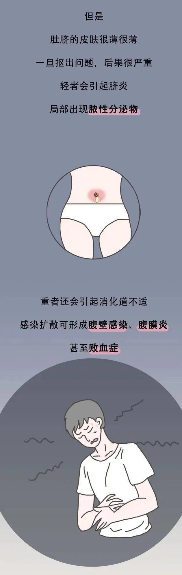 为什么肚脐眼臭臭的味道还有水为什么在线