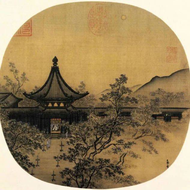 100幅宋画绝配宋词_满城_钗头凤_赵伯驹