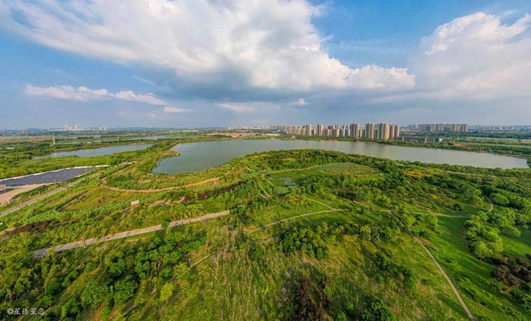 九里湖公园是徐州首个湿地公园,也是国内最大的城市湿地公园
