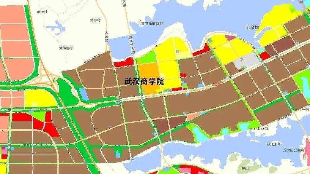 武汉商学院马影河校区总投资10亿元,分三期建设_汉南区_示意图_配套