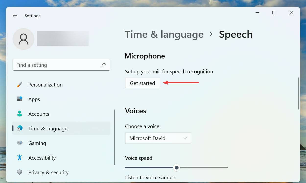 Win11语音输入一直转圈无法使用解决方法