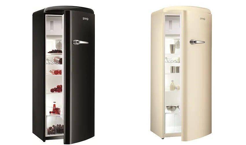 超美的!gorenje 复古单门冰箱
