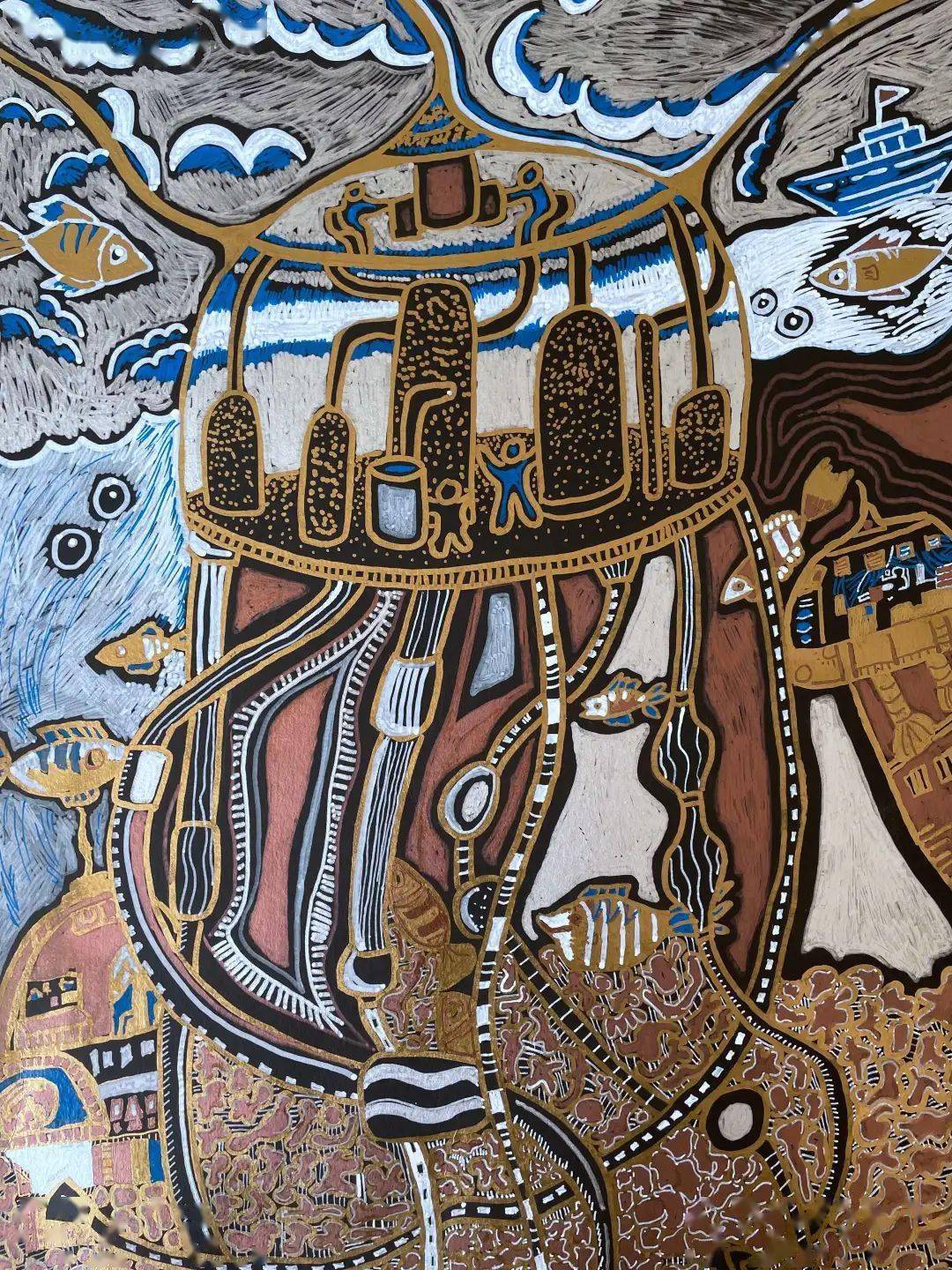 插上艺术翅膀 放飞科技梦想——檀小少儿科幻画比赛_智想_作品_未来