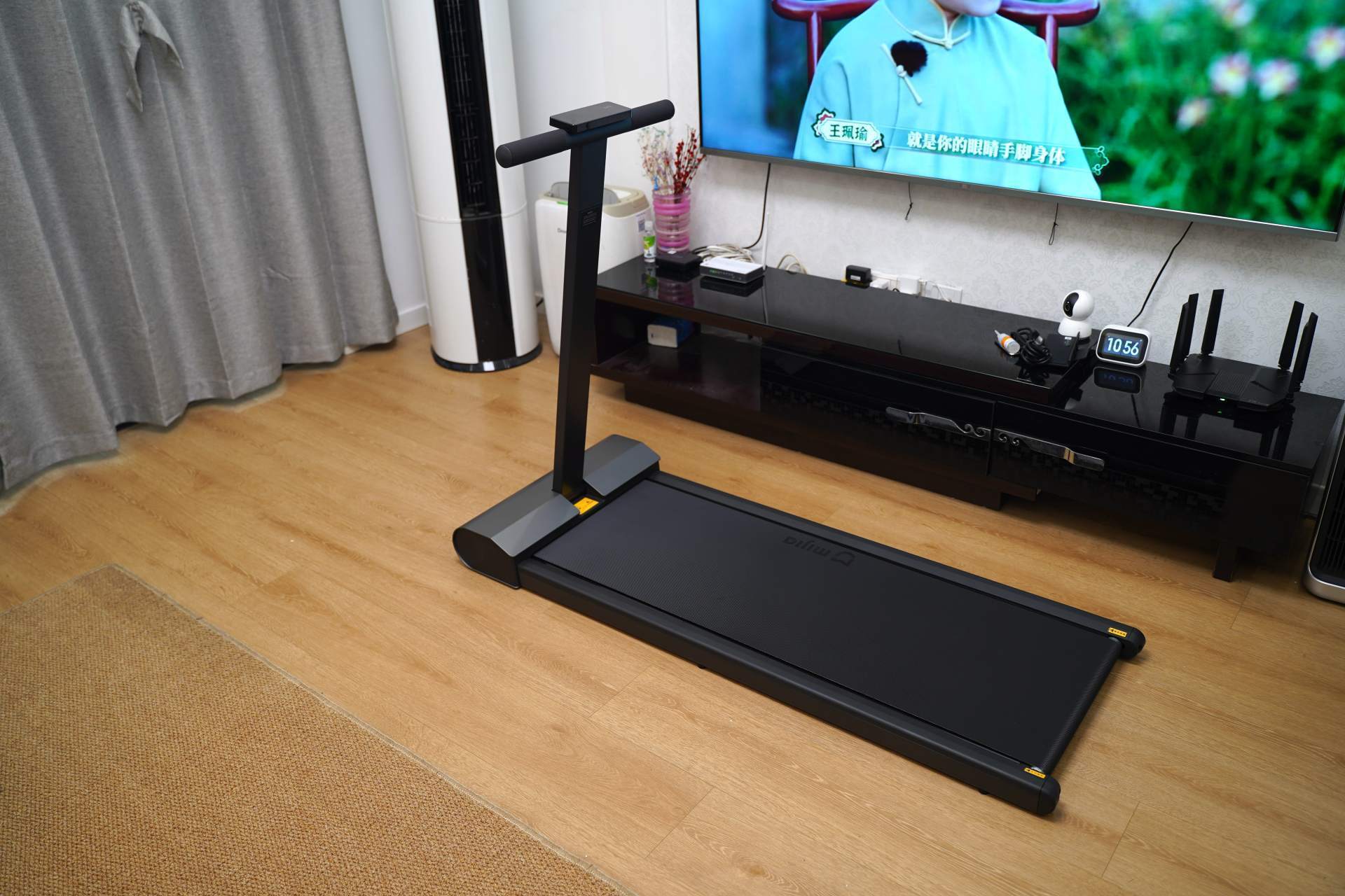 小户型居家锻炼好选择,米家走步机扶手版入手体验_收纳_操作_时候