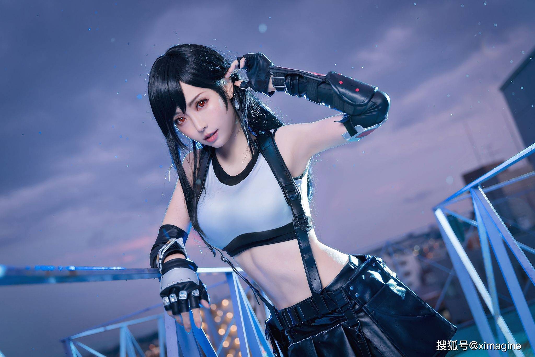 荒岛-最终幻想蒂法洛克哈特cosplay ely tifa角色扮演写真摄影图片