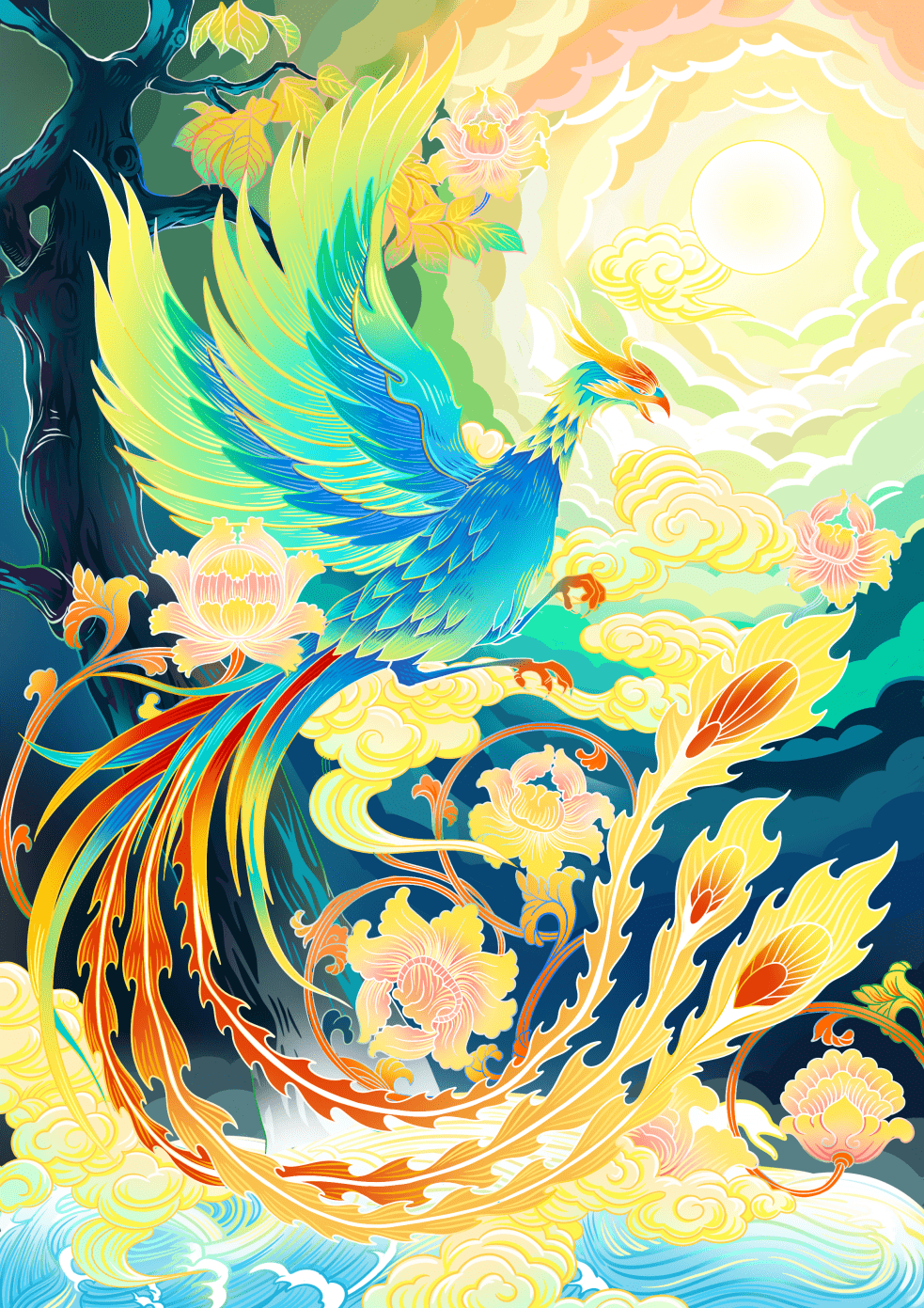 青鸾又称苍鸾,青鸾被赋予了许多层涵义,最常见的一种传说为:青鸾是常