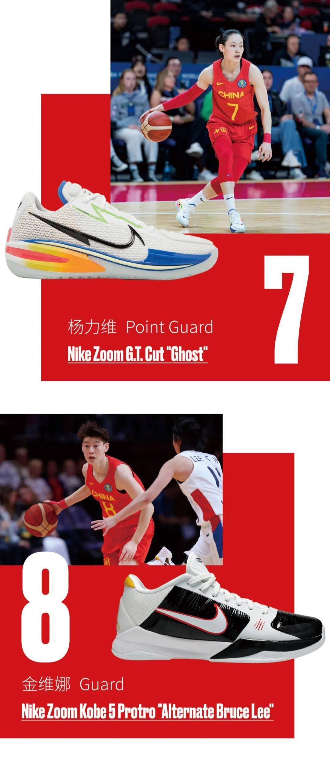 配得上所有赞美的中国女篮,这几场都穿了哪些球鞋?