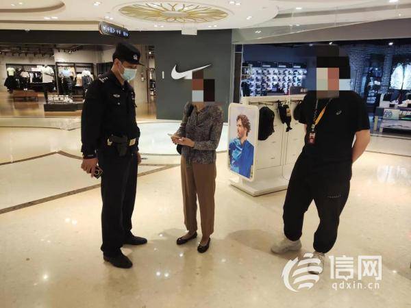 女子逛商场大意丢手机 崂山民警及时帮找回_于女士_人员_长椅