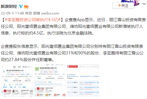 李亚鹏公司被执行4 5亿 妻子产后陪他工作到天黑说说笑笑超恩爱 哈金 王菲 官司 朝阳新闻