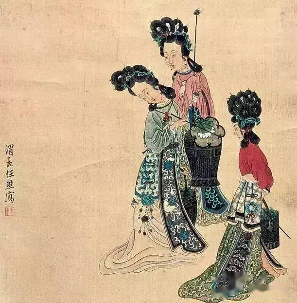 改琦仕女图一,改 琦(1773-1828:字伯韫,号香白,又号七芗,玉壶山人