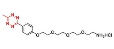 Methyltetrazine-PEG4-amine HCl salt