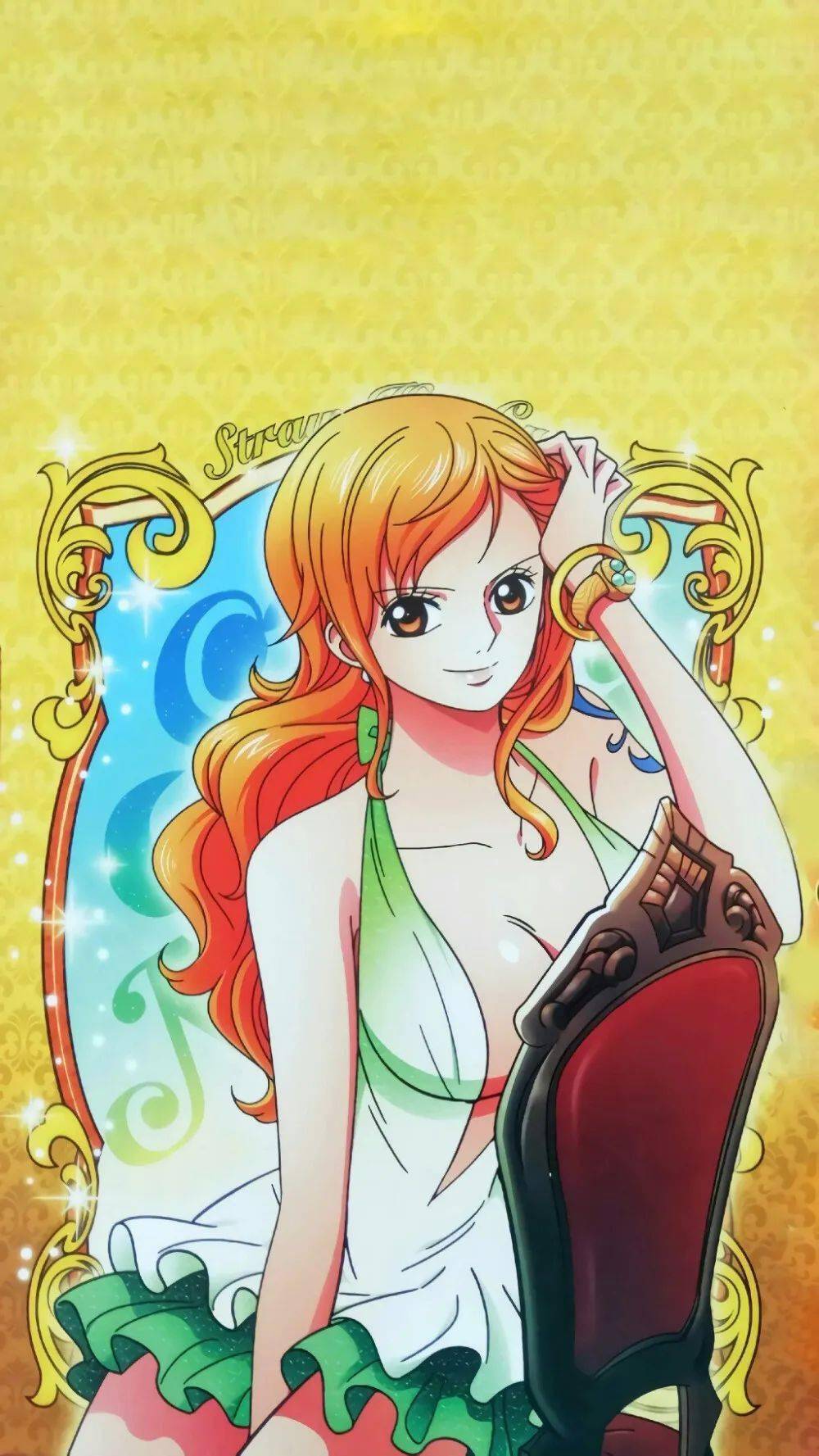 海贼王壁纸:娜美桑,她的原型是布玛_手游_龙珠_福利
