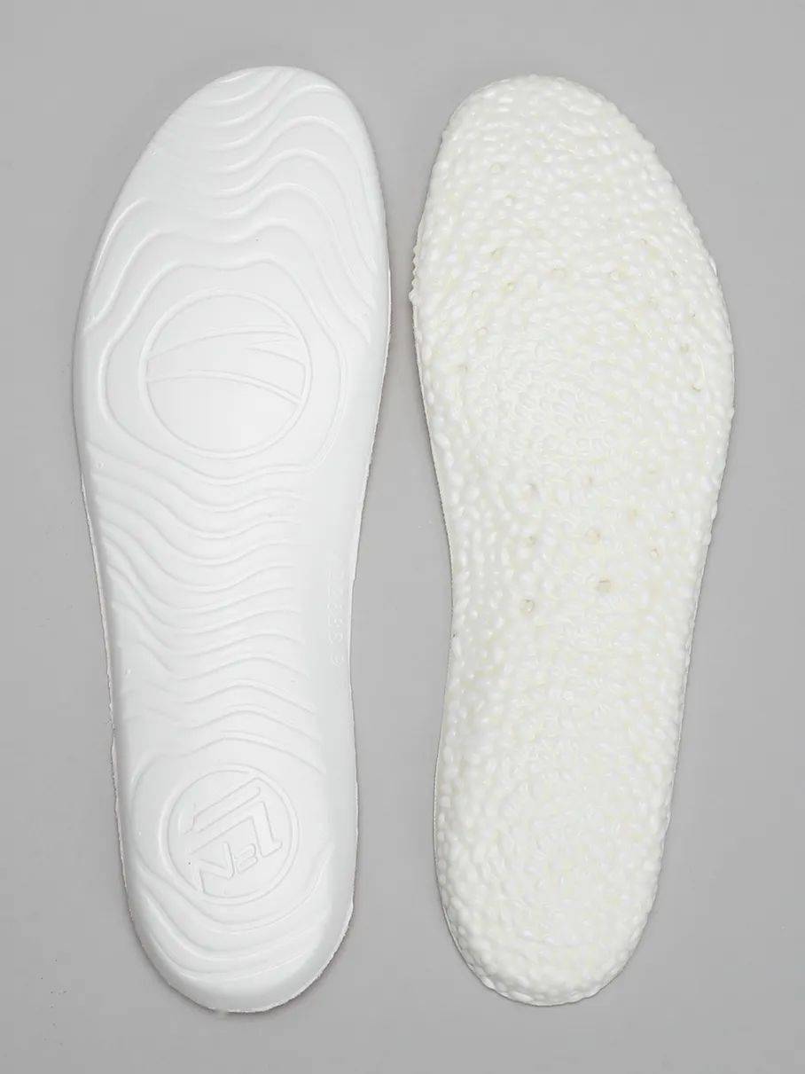 kt8(图左)改良型氮科技鞋垫,背面大量防滑纹路kt7(图右)氮科技鞋垫