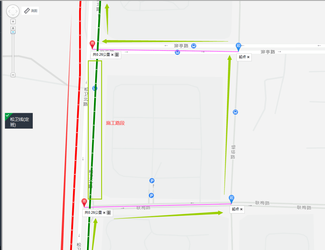 松卫线线路图图片