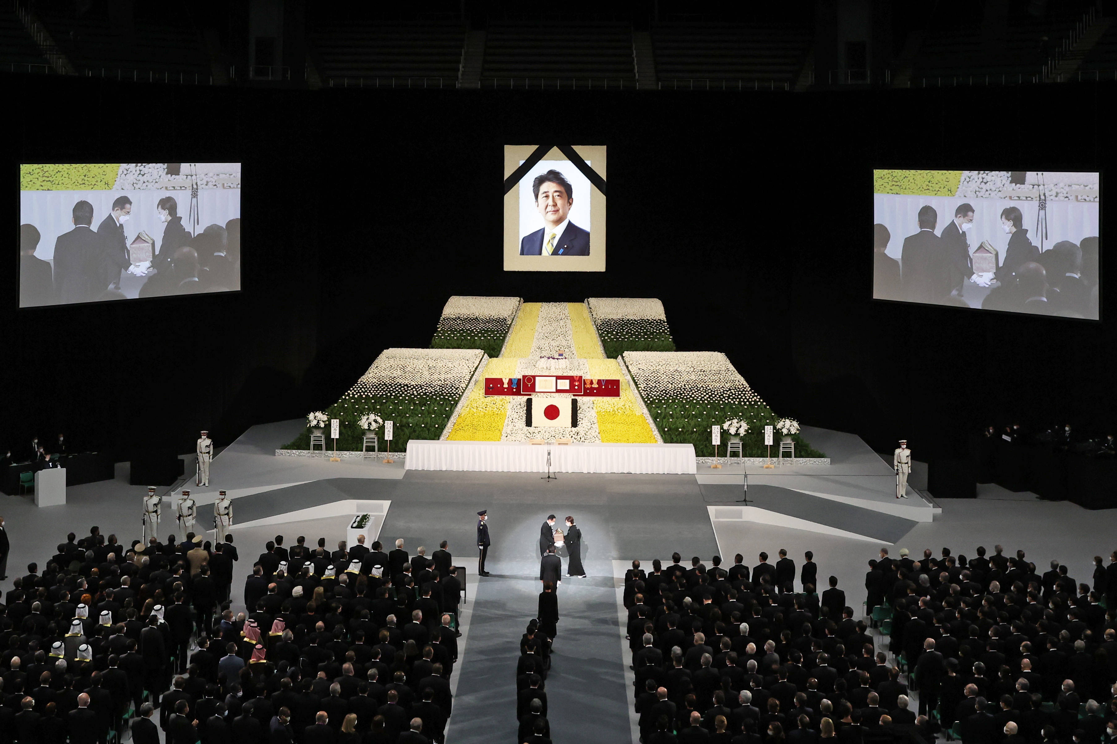 日本为前首相安倍晋三举行国葬_新华社_东京_pool