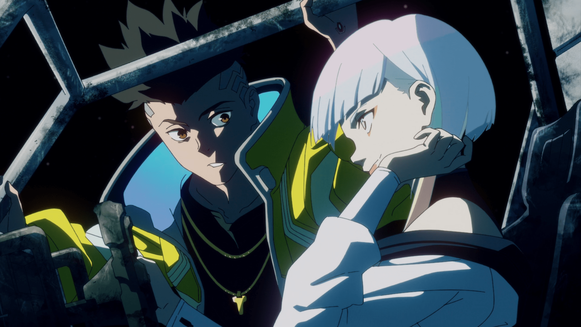 《赛博朋克:边缘行者》在月亮上看地球,就是和你最美的时光_大卫_动漫