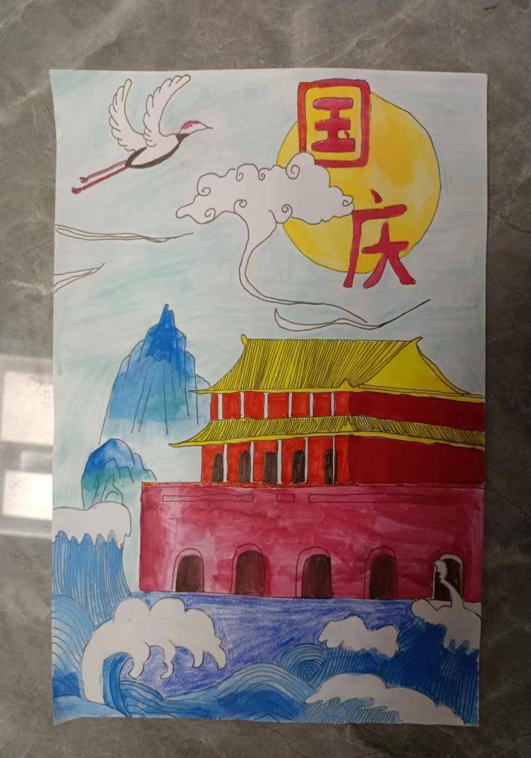 描绘祖国美好的图画图片