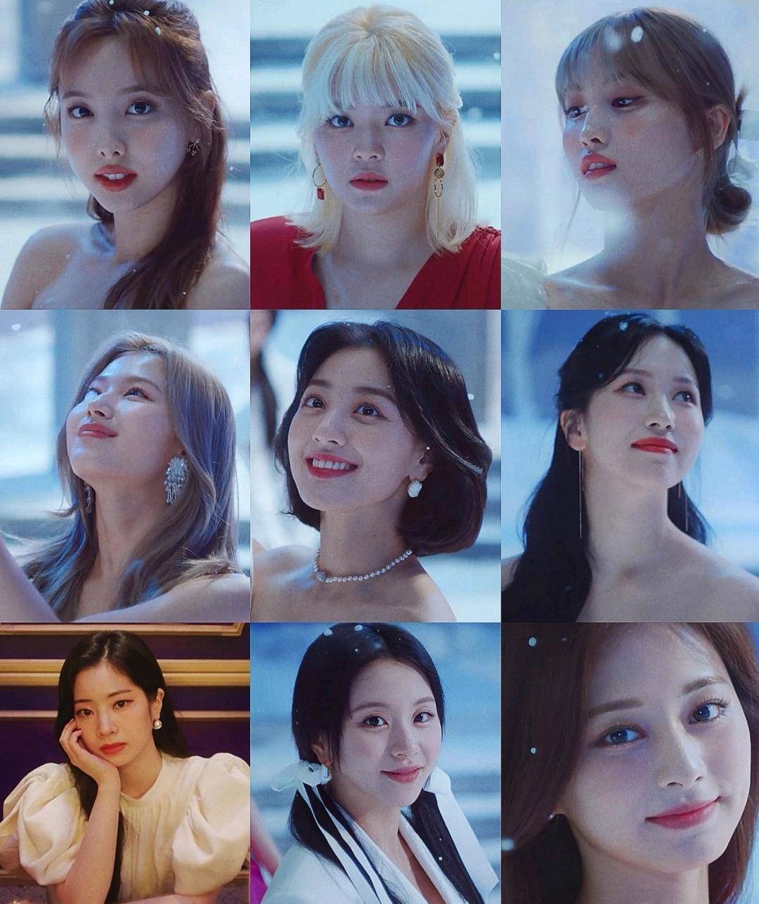 韩女星momo身着紧身时尚裙,全身时尚装画起去世腮红大卧蚕_twice_momo