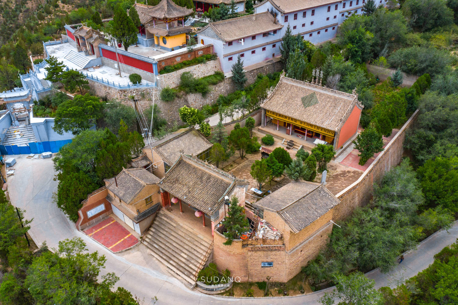 甘肅定西的這一座森林公園很不簡單:植樹造林,藏有百年古剎_巖寺_安定