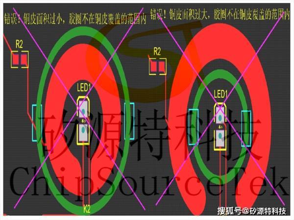 4 導電膠圈方案 pcb 上絲印的擺放 矽源特chipsourcetek-通常用戶會在