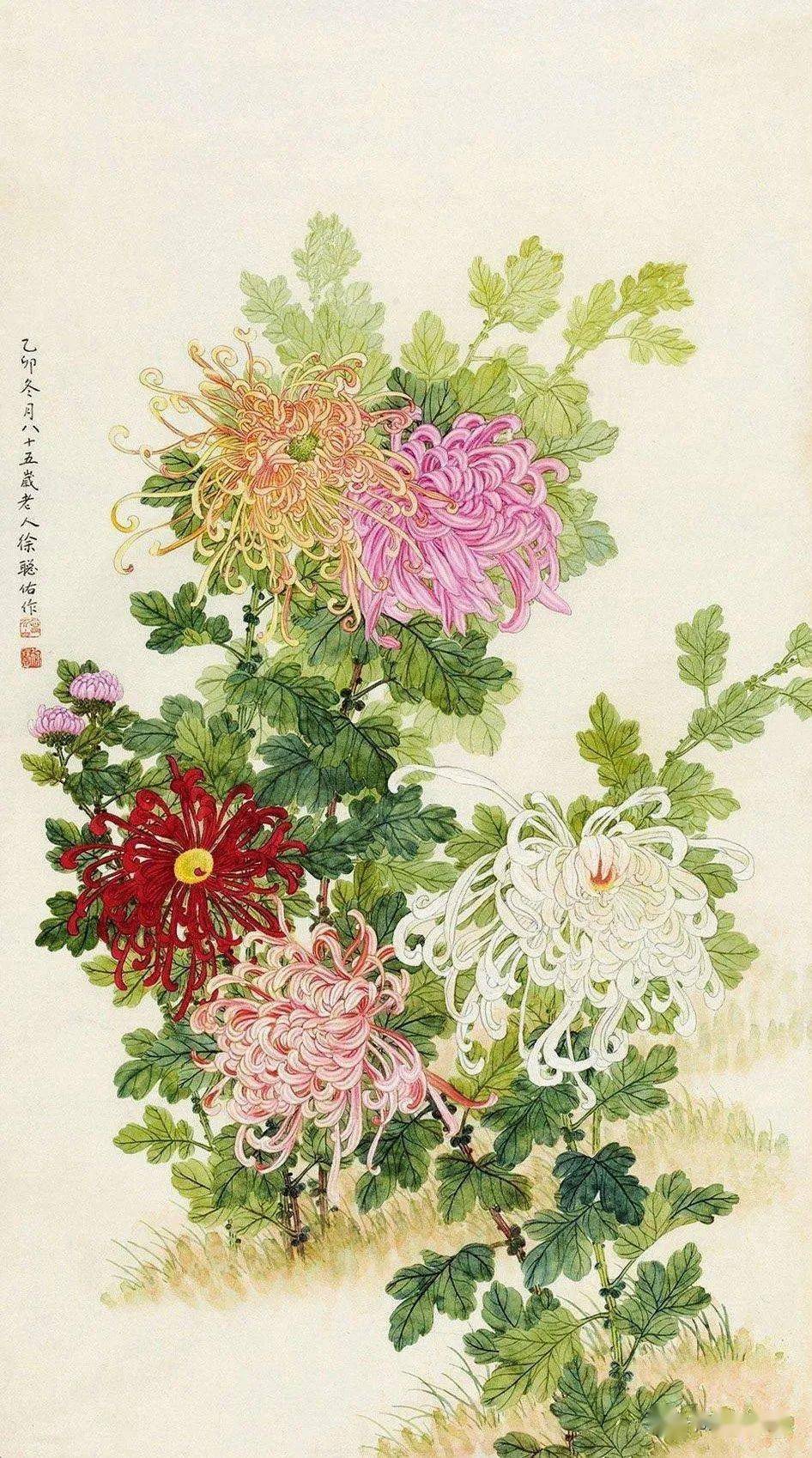 菊花_喻继高_齐白石