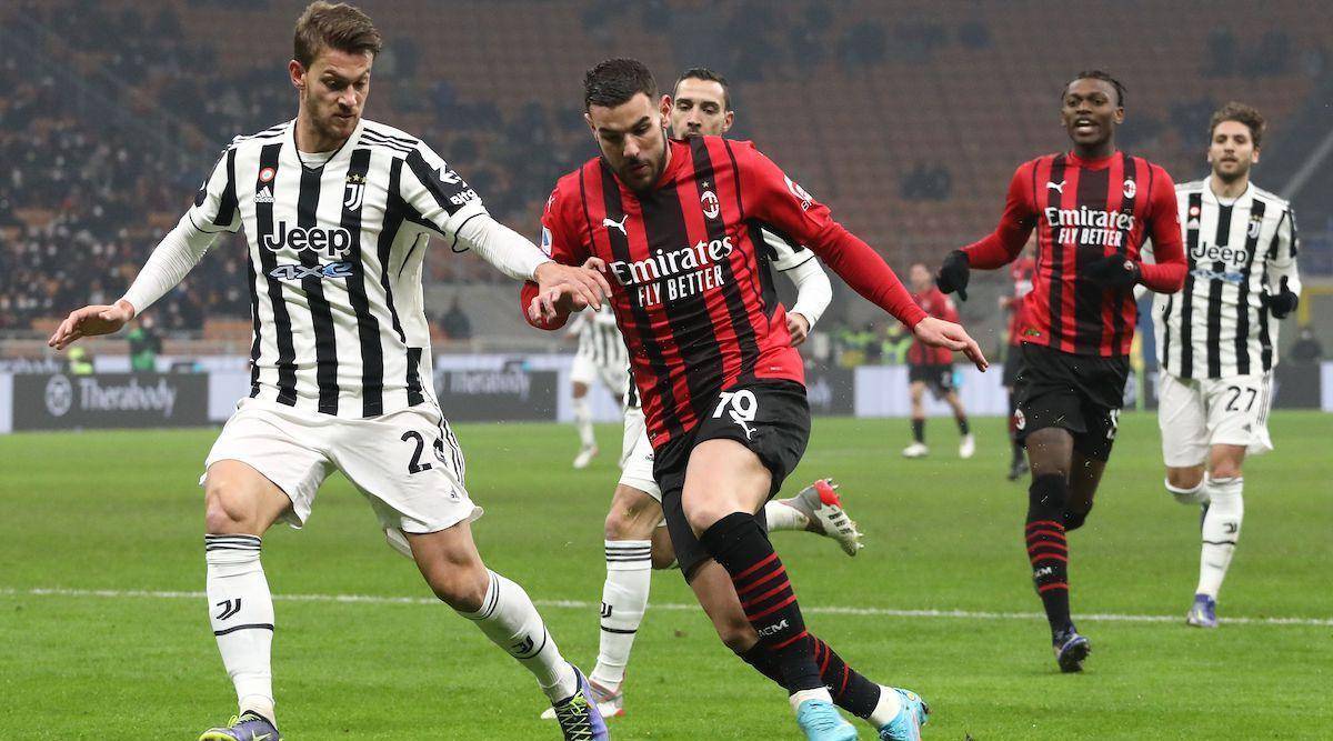 ac米兰vs尤文图斯有望首发:加比亚搭档托莫里,特奥回归,德斯特被弃