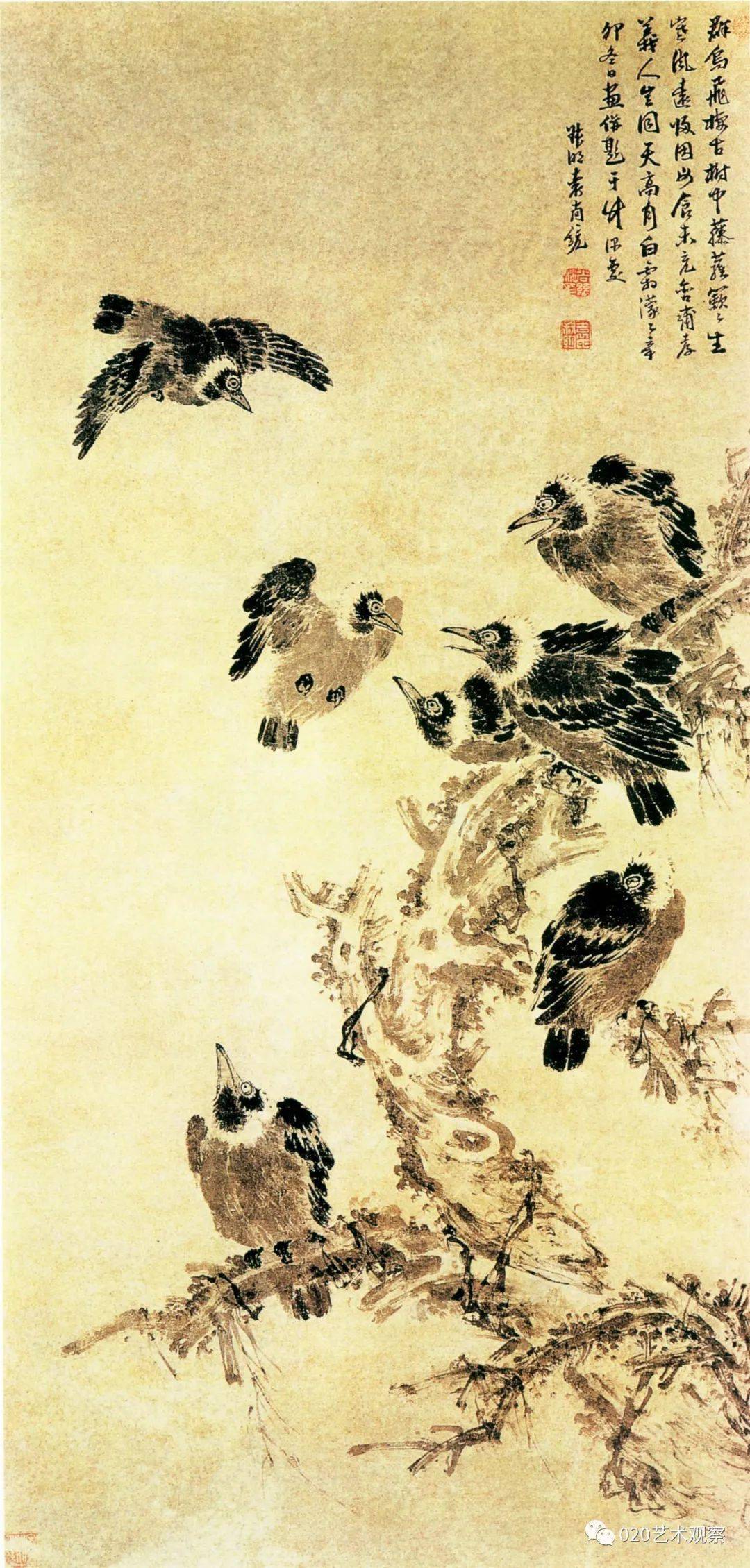 古画里的鸟(高清100图)_花鸟画_发展_风格