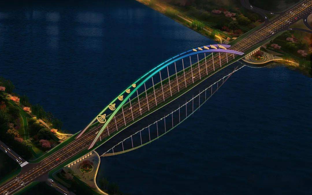 都江堰市青城大桥主体工程开工建设,预计2025年竣工通车!