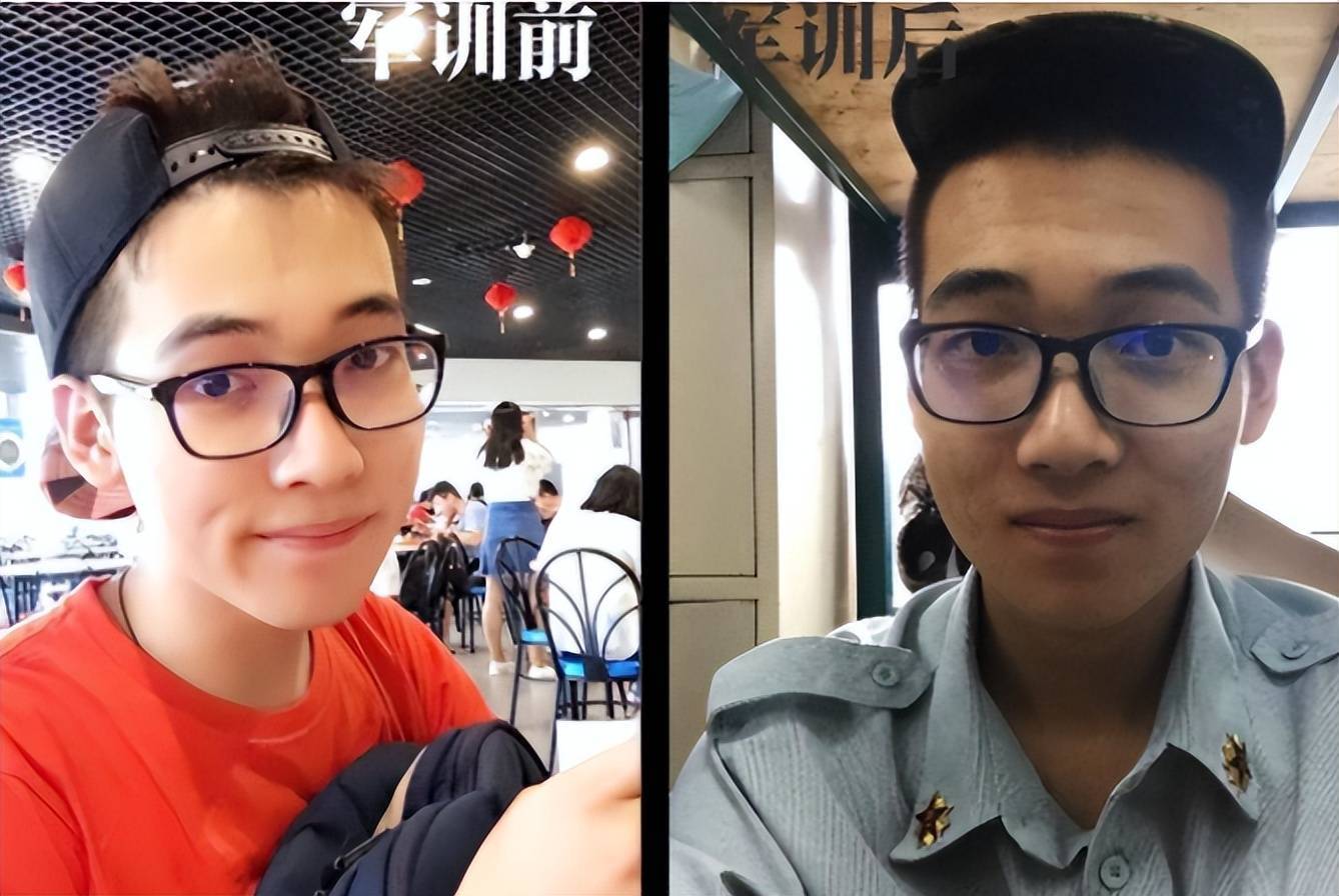"我真的会谢",大学生晒军训前后对比照走红,颜值变化判若两人_气质
