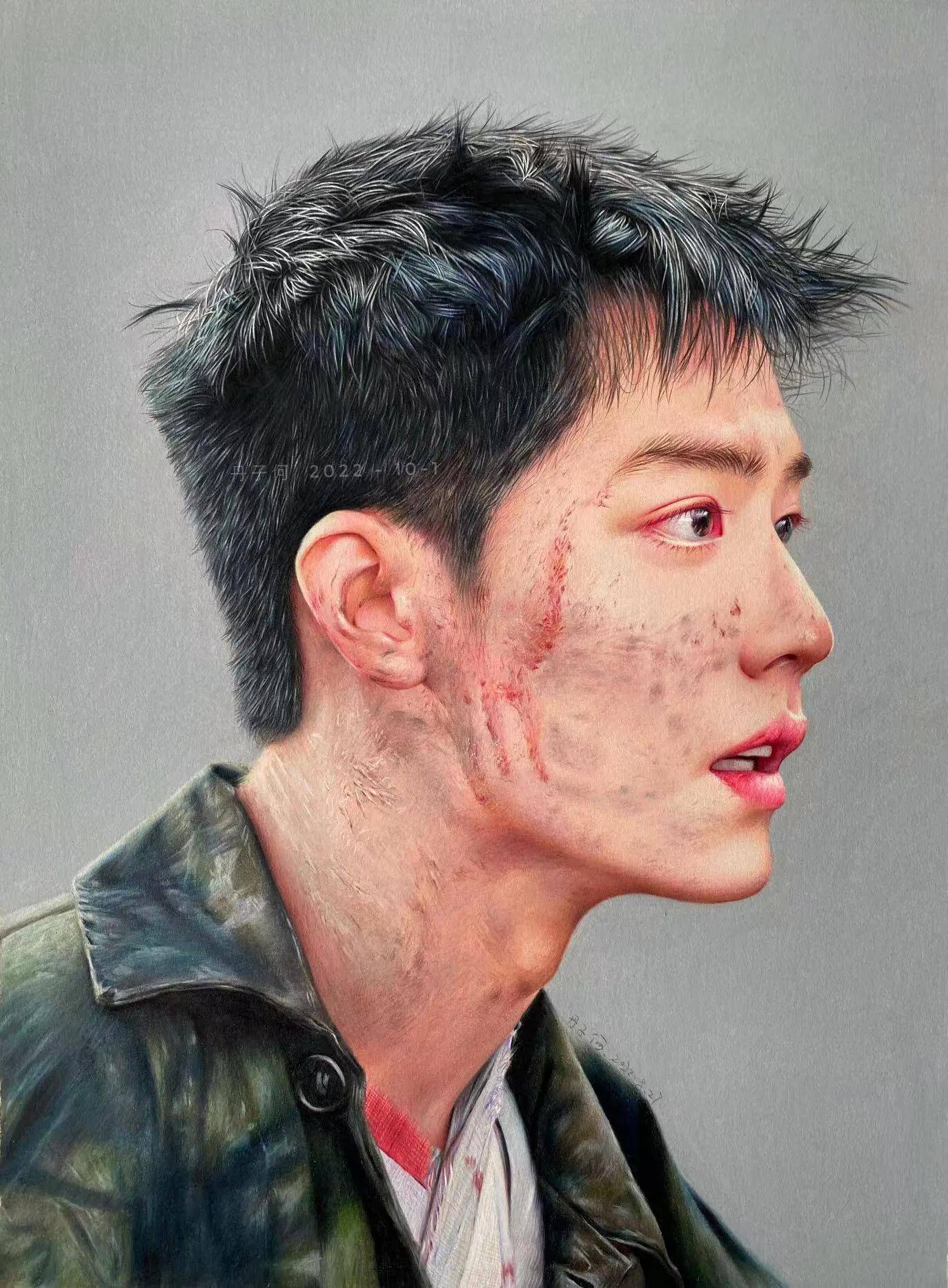 作品:孔雀作者:马行类别:彩铅作品:进行中作者:丹子何类别:彩铅画作品