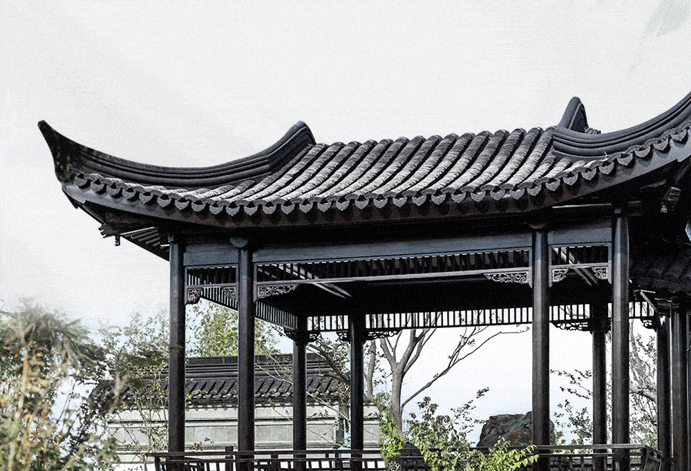 走进这充满诗意的新中式园林酒店粉墙黛瓦的江南徽派建筑映入眼帘景观