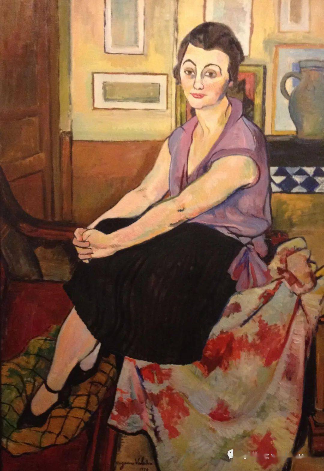 油画欣赏——suzanne·valadon_国展_微信_女性