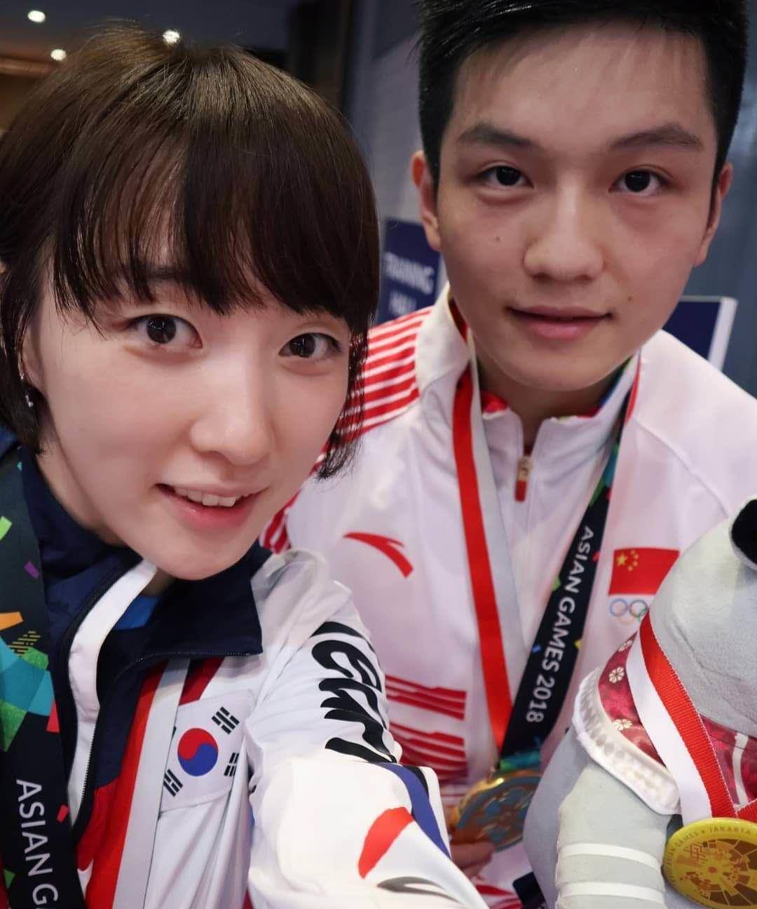 韩乒第一美女,曾担当国乒陪练,表白马龙遭拒后,如今32岁仍单身_徐孝元