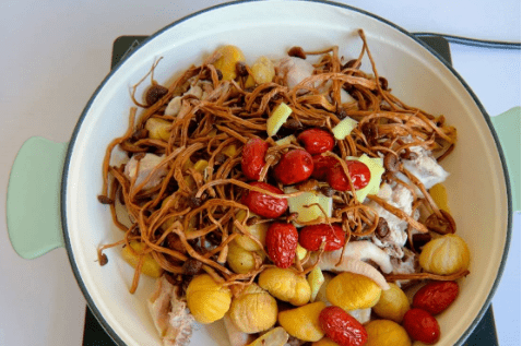 板栗菌菇鸡汤的"做法",味道鲜美"营养丰富"