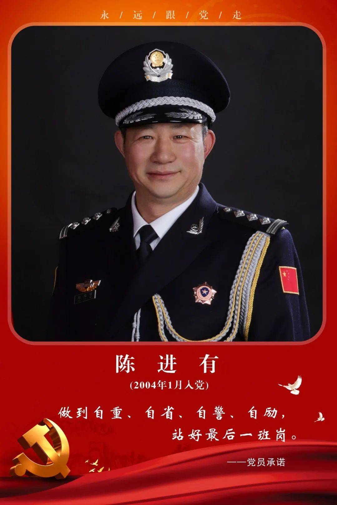 老党员的几个关键词,组成坚守奉献的风"警"线_工作_许东军_洛阳