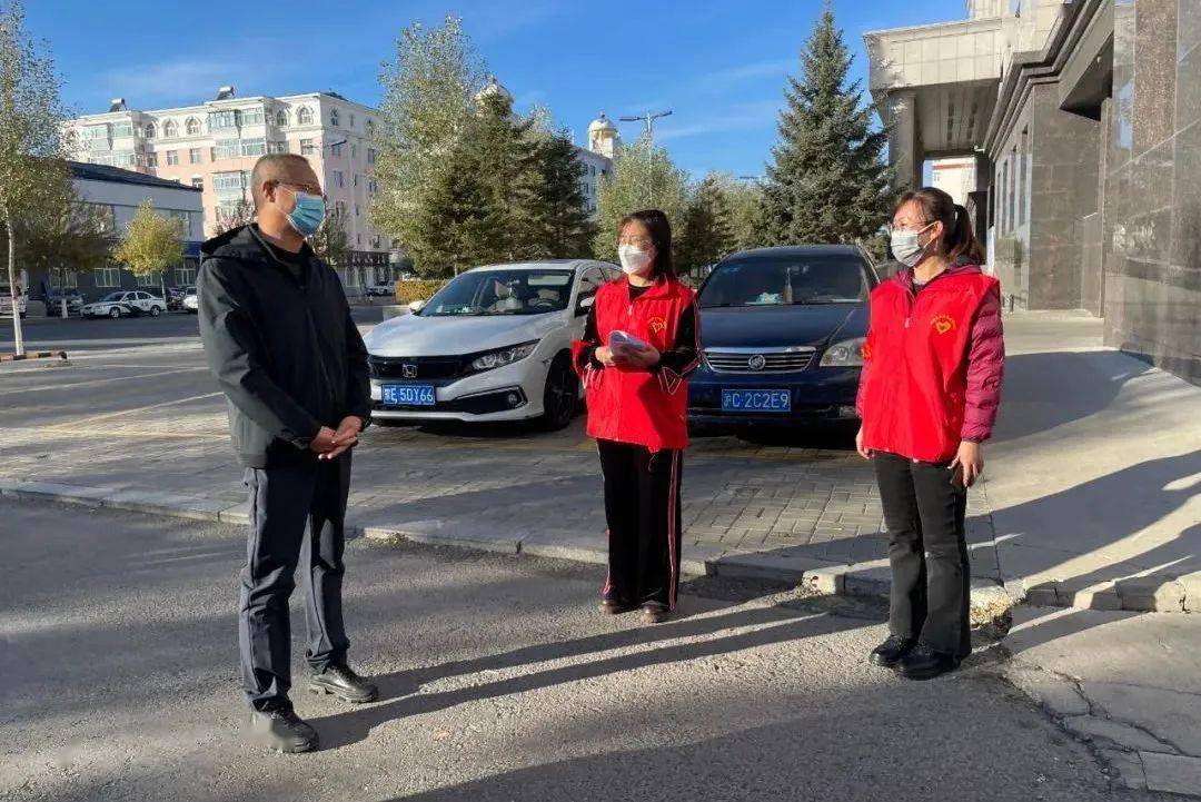 环境局党组书记,局长高山督查指导疫情防控工作_小区_鄂温克旗_人员