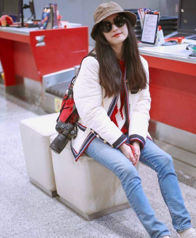 倪妮的私服街拍.