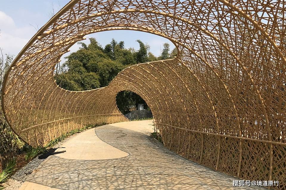 竹编建筑 竹景观 竹建筑 竹装置(设计 建造)境道原竹_项目_材料_造型