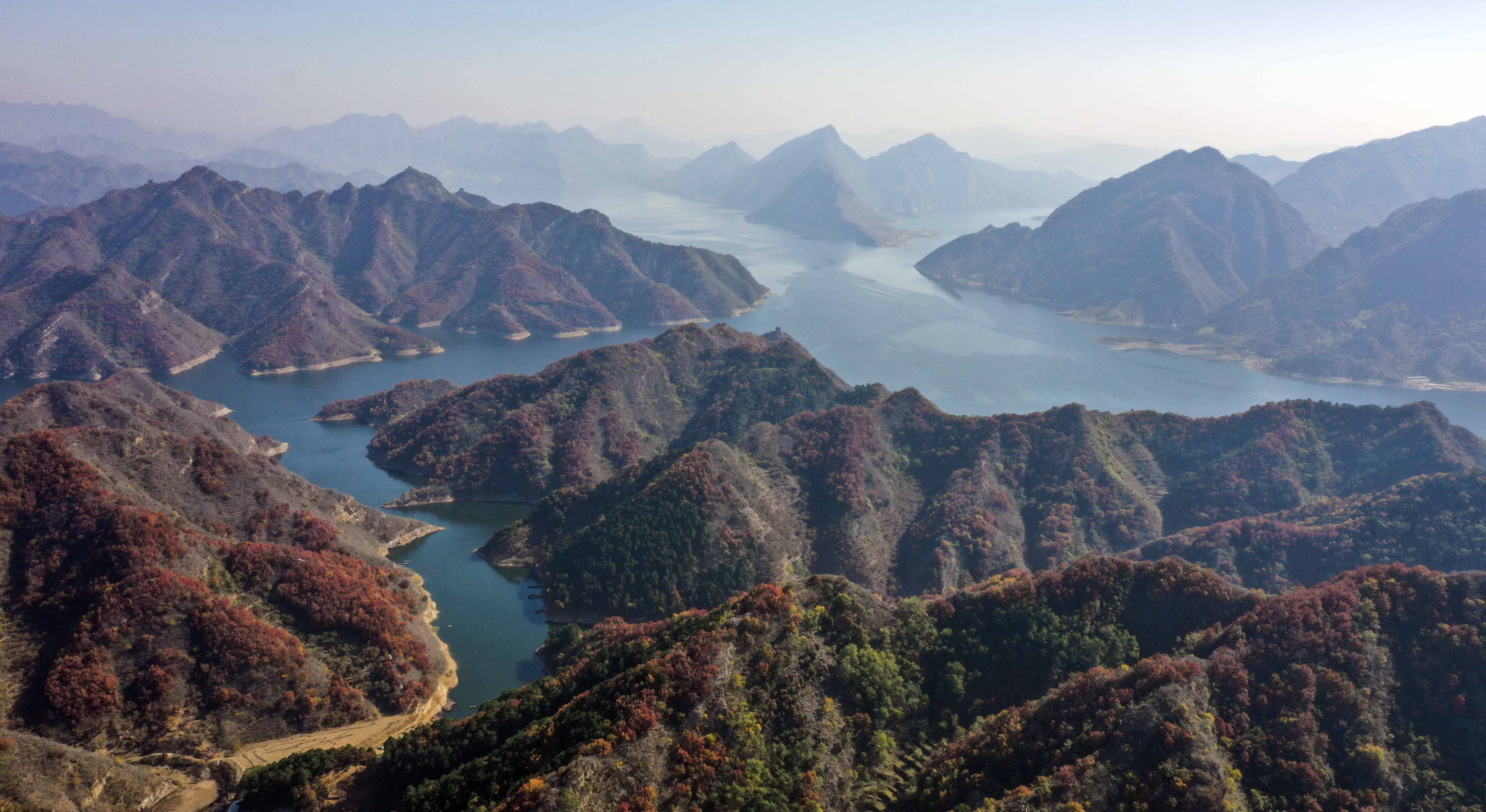 潘家口水库秋景如画_河北省承德市_时节_唐山市