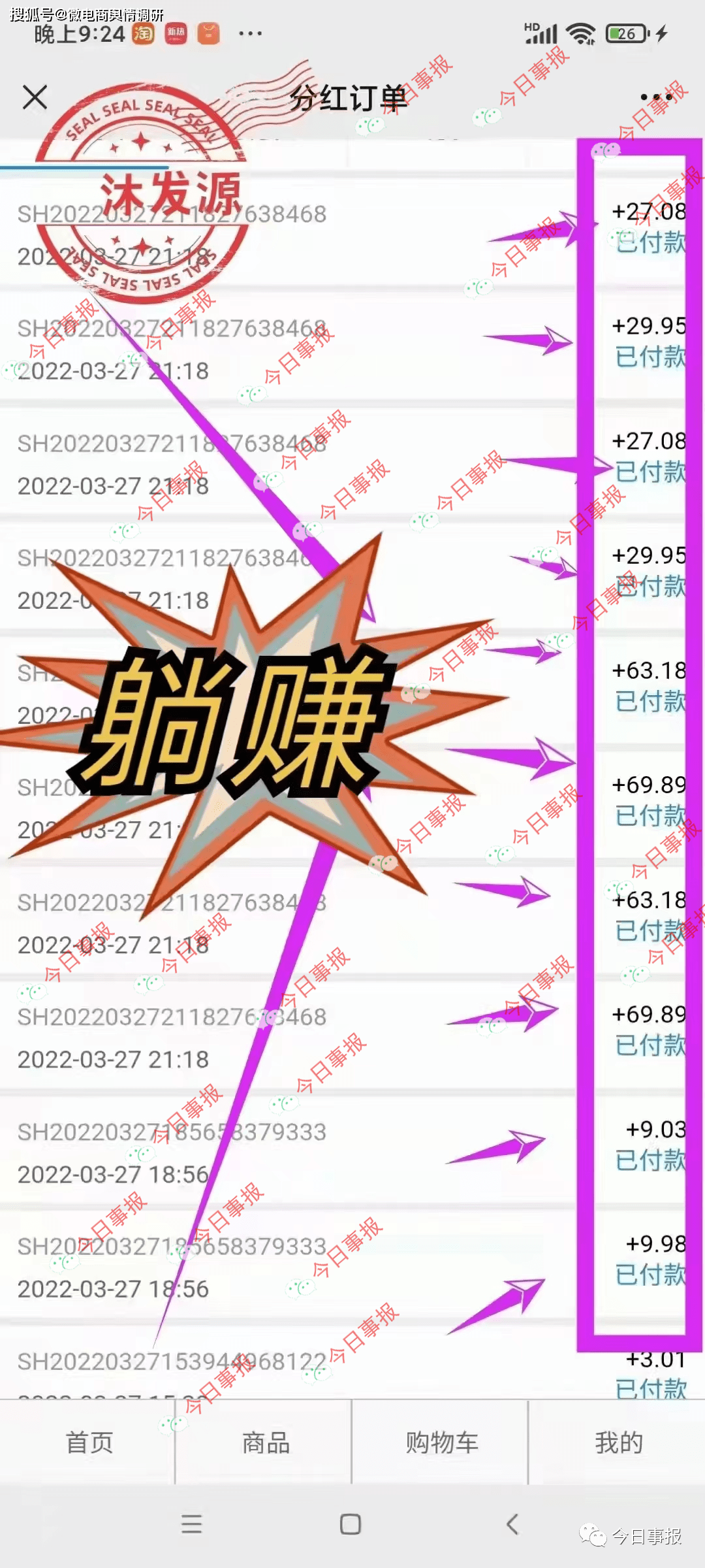 沐发源“嫤芝缘”虚假宣传涉嫌传销:画大饼称年入百万元(图15)