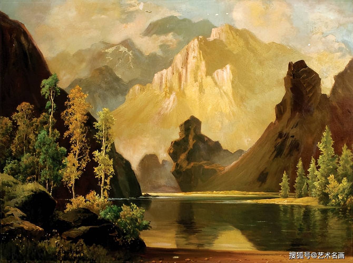 世界十大名画风景油画图片