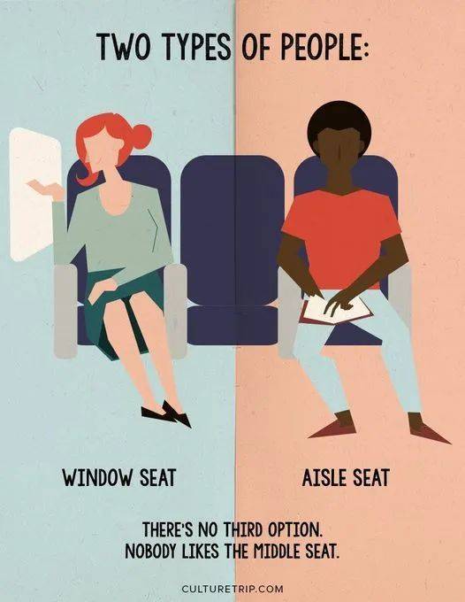 “靠窗座位”是window seat，那“过道座位”英语怎么说?_chair_椅子_cross