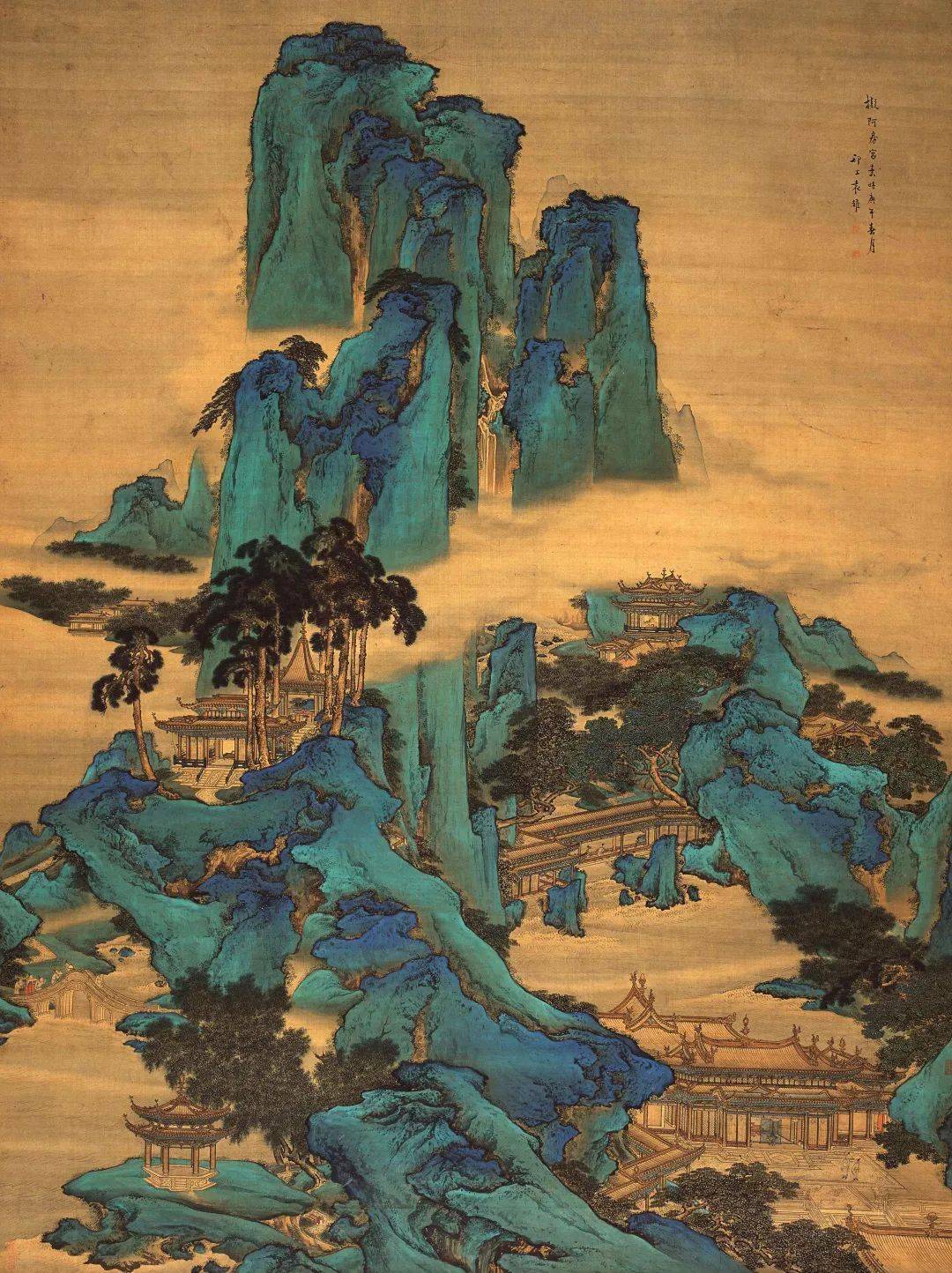 袁耀画阿房,不知始皇中意否?_阿房宫_山水_中国