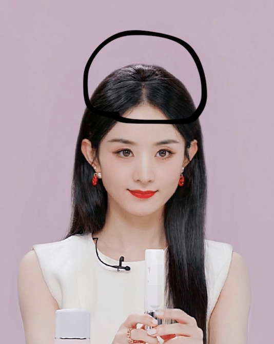 出镜垫高颅顶戴假发,颜色看起来格格不入_活动_头发_问题