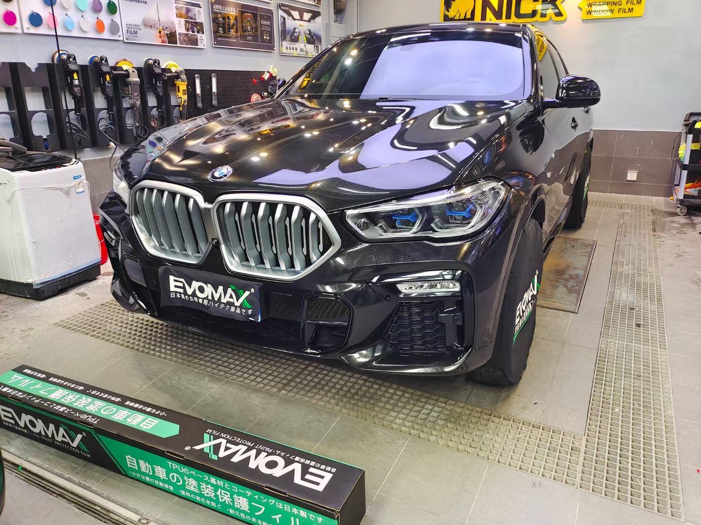 宝马x6-evomax易玛日本改色膜曜石黑,神秘中霸气侧漏_搜狐汽车_搜狐网