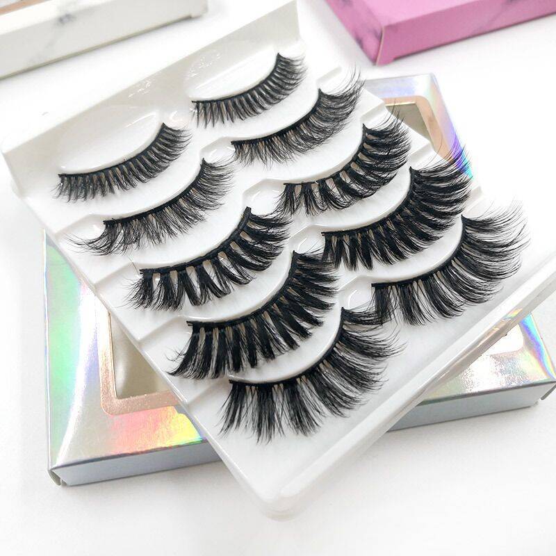 仙子毛分段式假睫毛代加工,混装立体浓密嫁接眼睫毛工厂madihah玛蒂哈