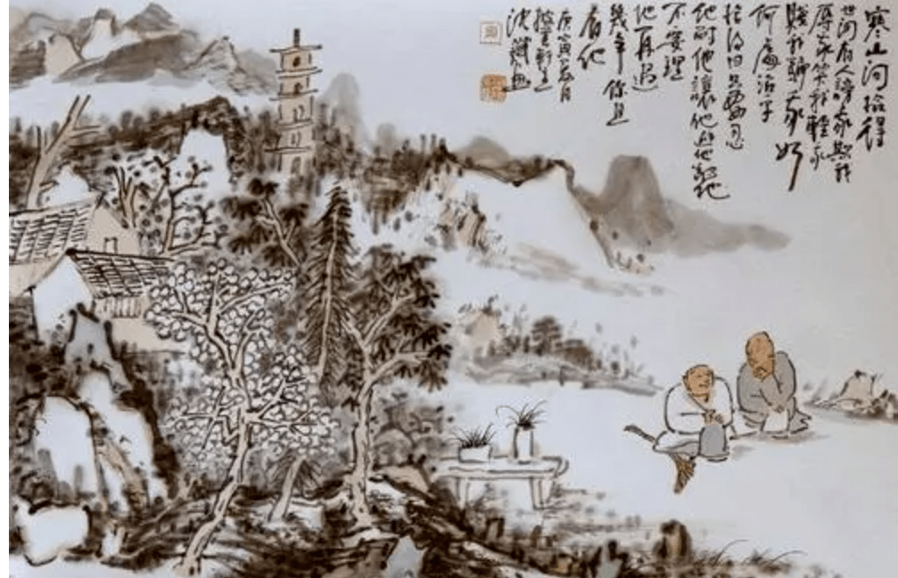 故事 | 寒山与拾得_芙蓉_寺院_枫桥